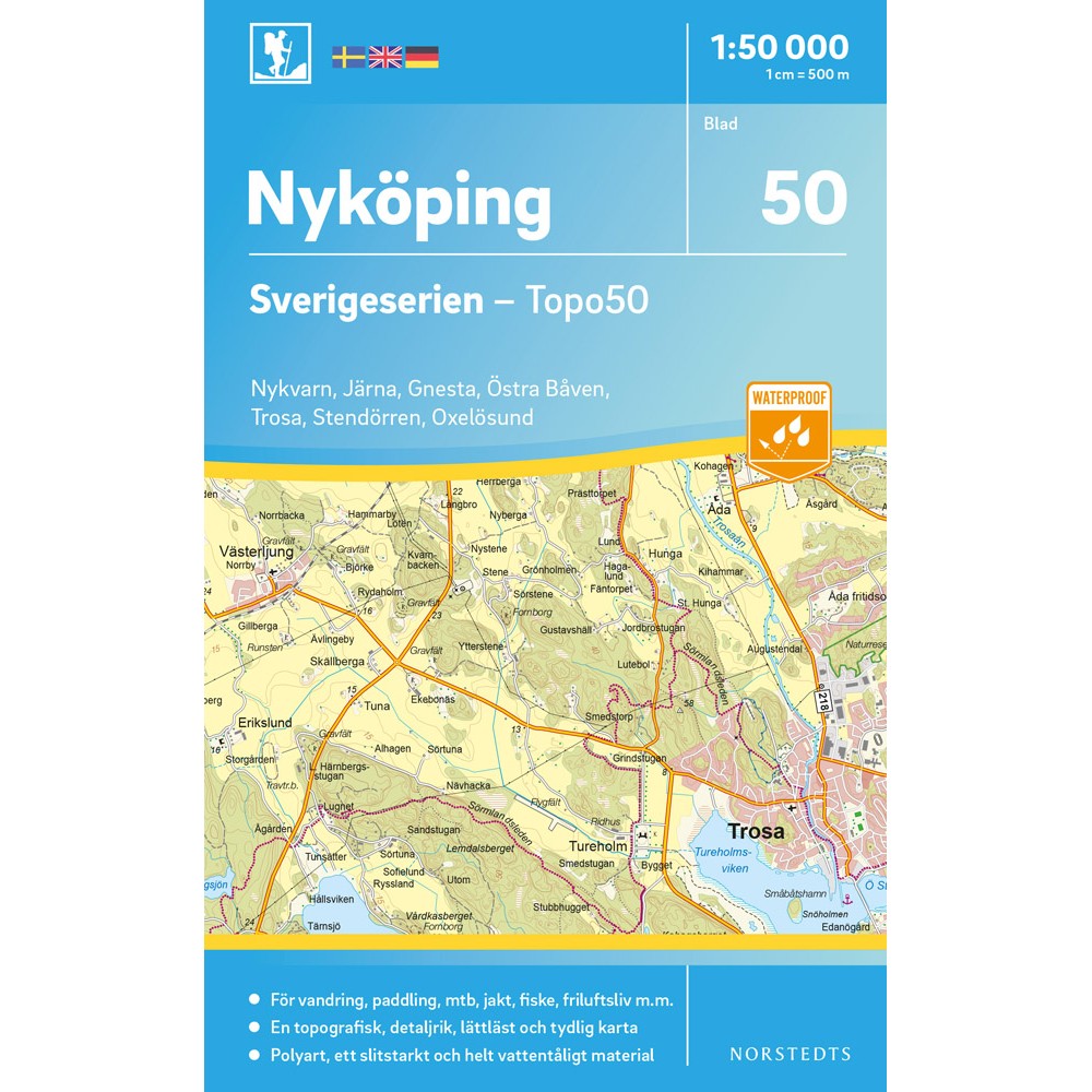 50 Nyköping Sverigeserien 1:50 000